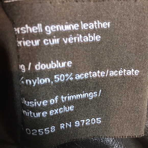 Danier vintage leather skirt, size 8. - Picture 8 of 8